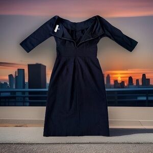 Trina Turk Women’s Size 4 Fitted Sheath Pencil Dress. Black. Excellent Condition